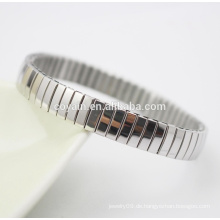 Beste Qualität Stretch Armband liefert Metall Silber Edelstahl Stretch Armband